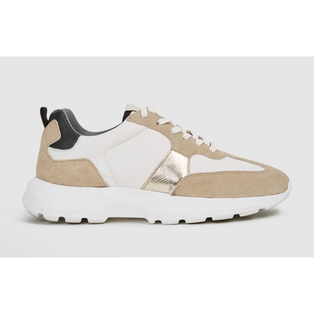 Reiss‎ Evo Runner Lite Sneaker White Men's US 8 EU 41 New